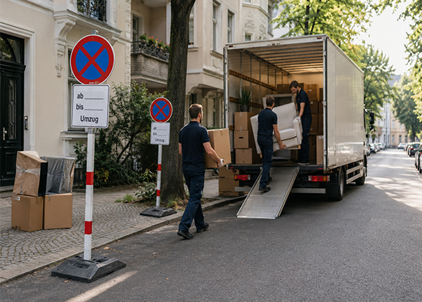 Halteverbot beim Umzug in Berlin